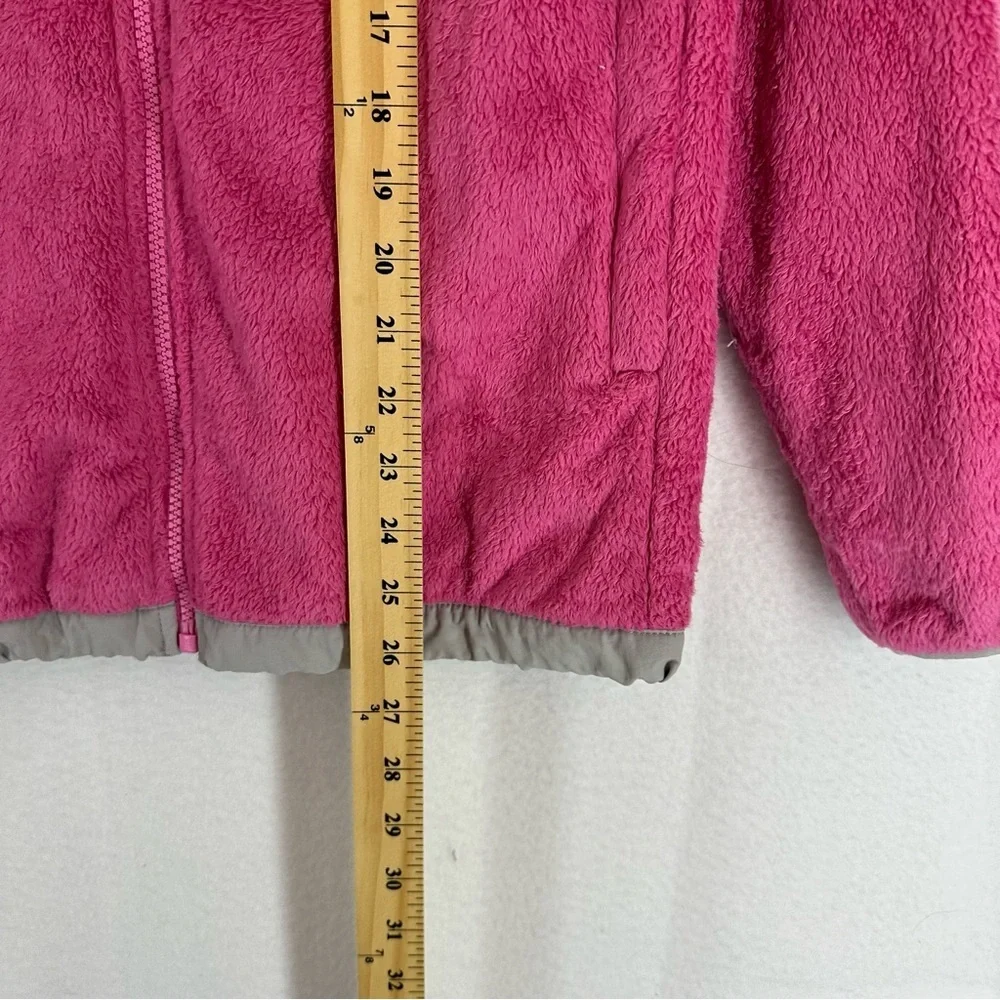 The North Face Full Zip Fuzzy Jacket Kids‎ XL Pink